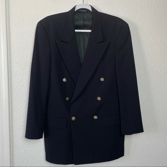 Burberry Other - Burberry Navy Wool Men’s Blazer